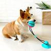 Balle interactive en silicone pour chien