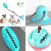 Balle interactive en silicone pour chien